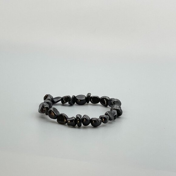 Authentic Shungite Elastic Bracelet - Picture 1 of 5